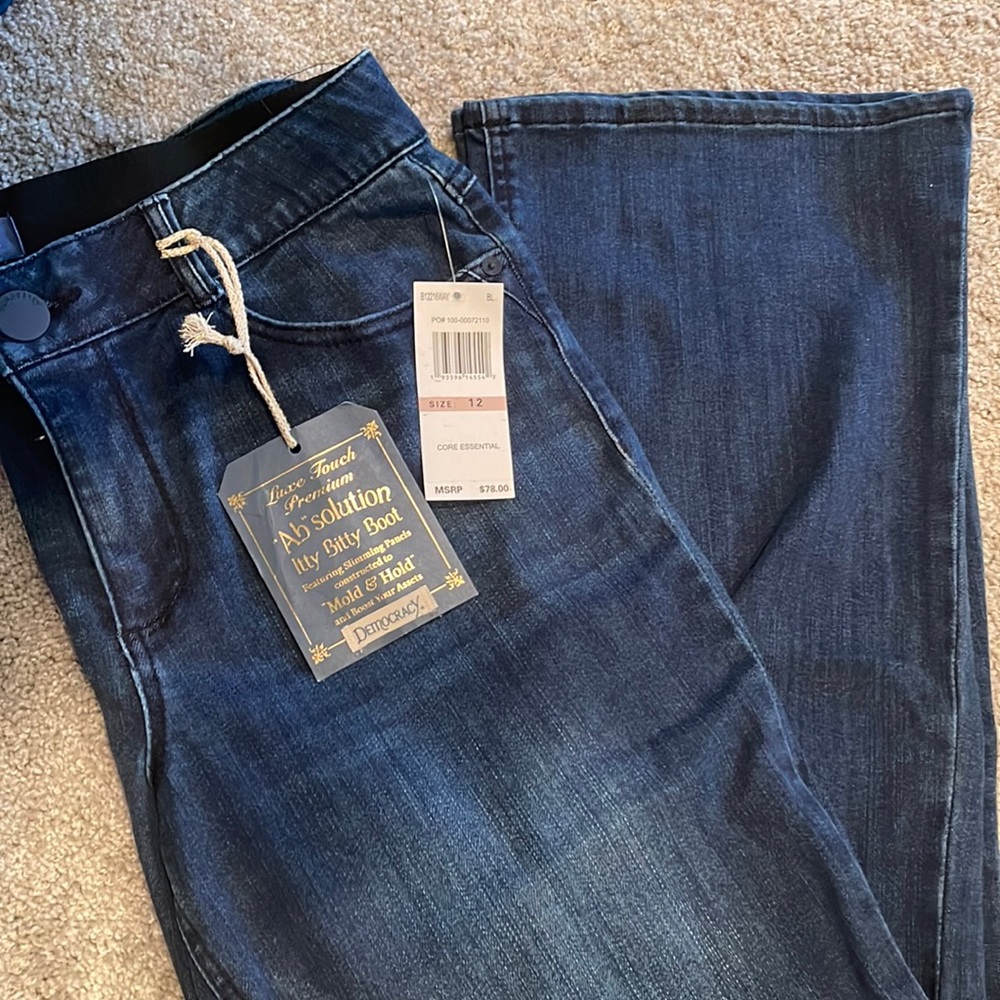 Democracy Ab-Solution Itty Bitty Bootcut Jeans